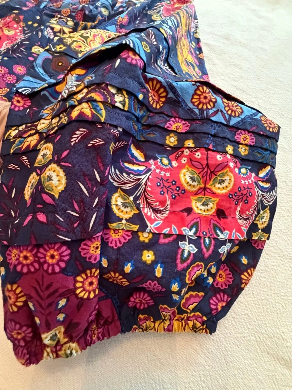 NWOT! Talbots Gorgeous Floral Peasant style Top with special details
